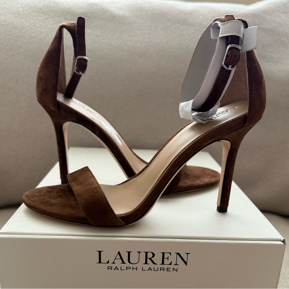 Ralph Lauren Suede Heels